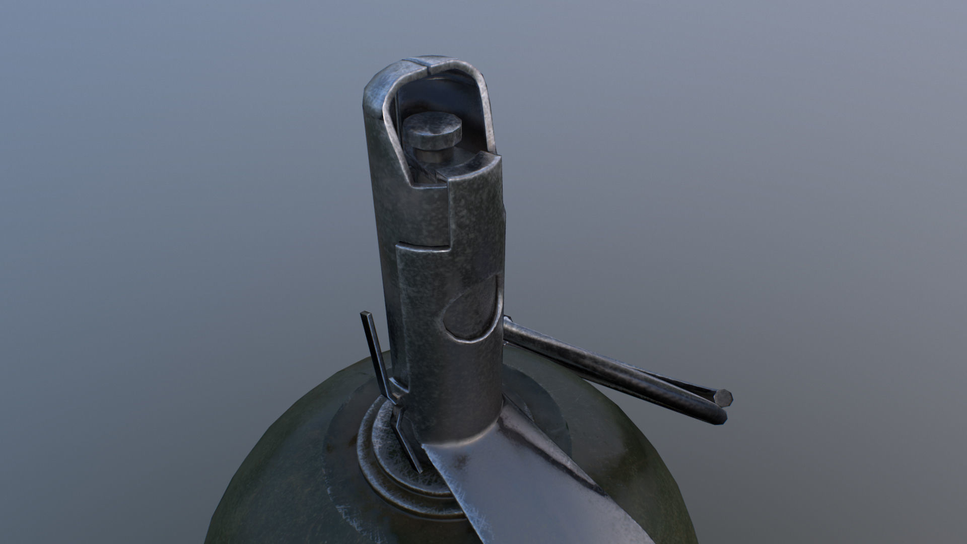 RGD-5 old grenade Low-poly 3D model_8