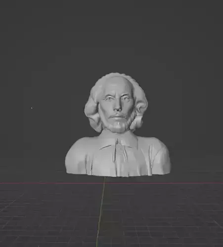 William Shakespeare 3D print model