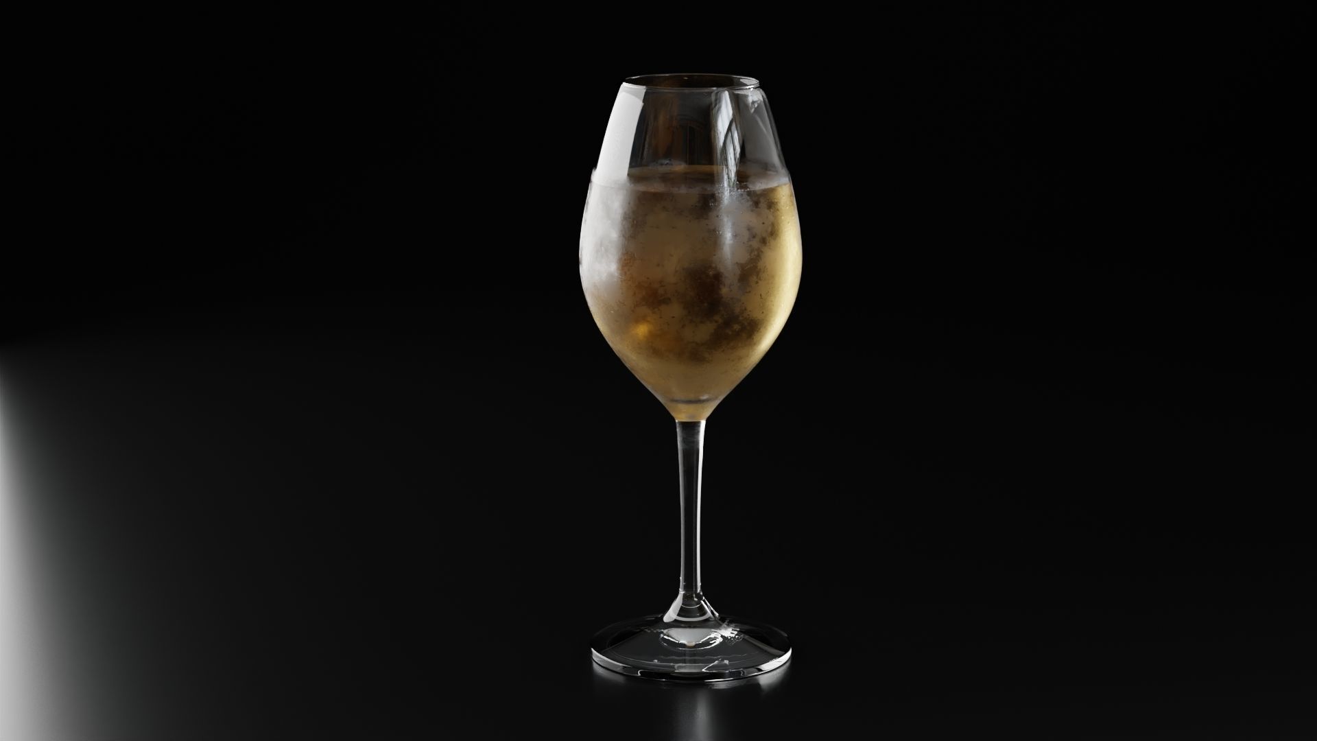 Champagne glass 2 3D model_16