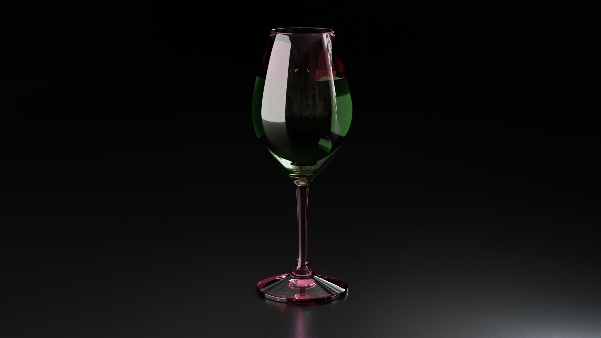 Champagne glass 2 3D model_9