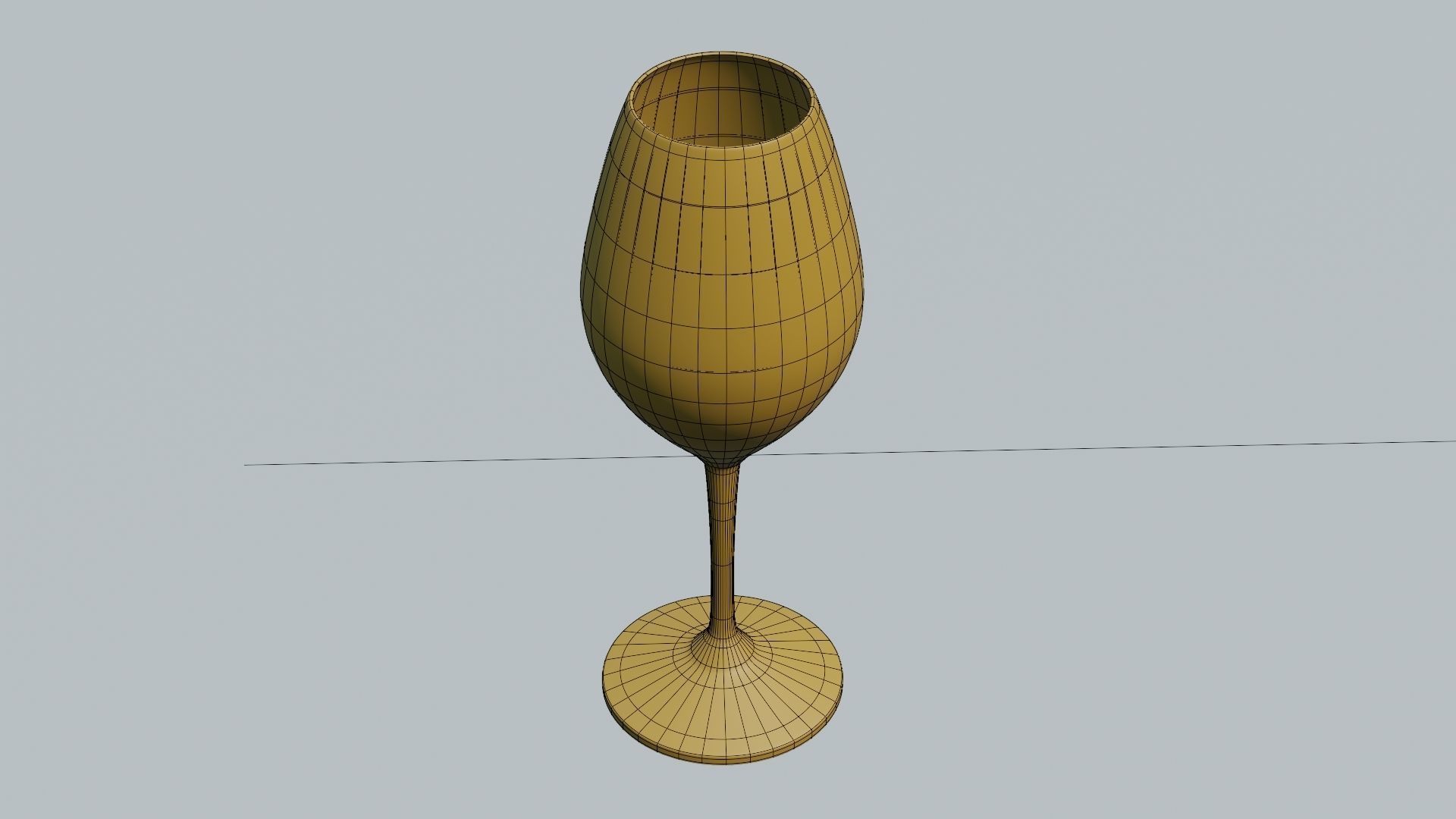 Champagne glass 2 3D model_24