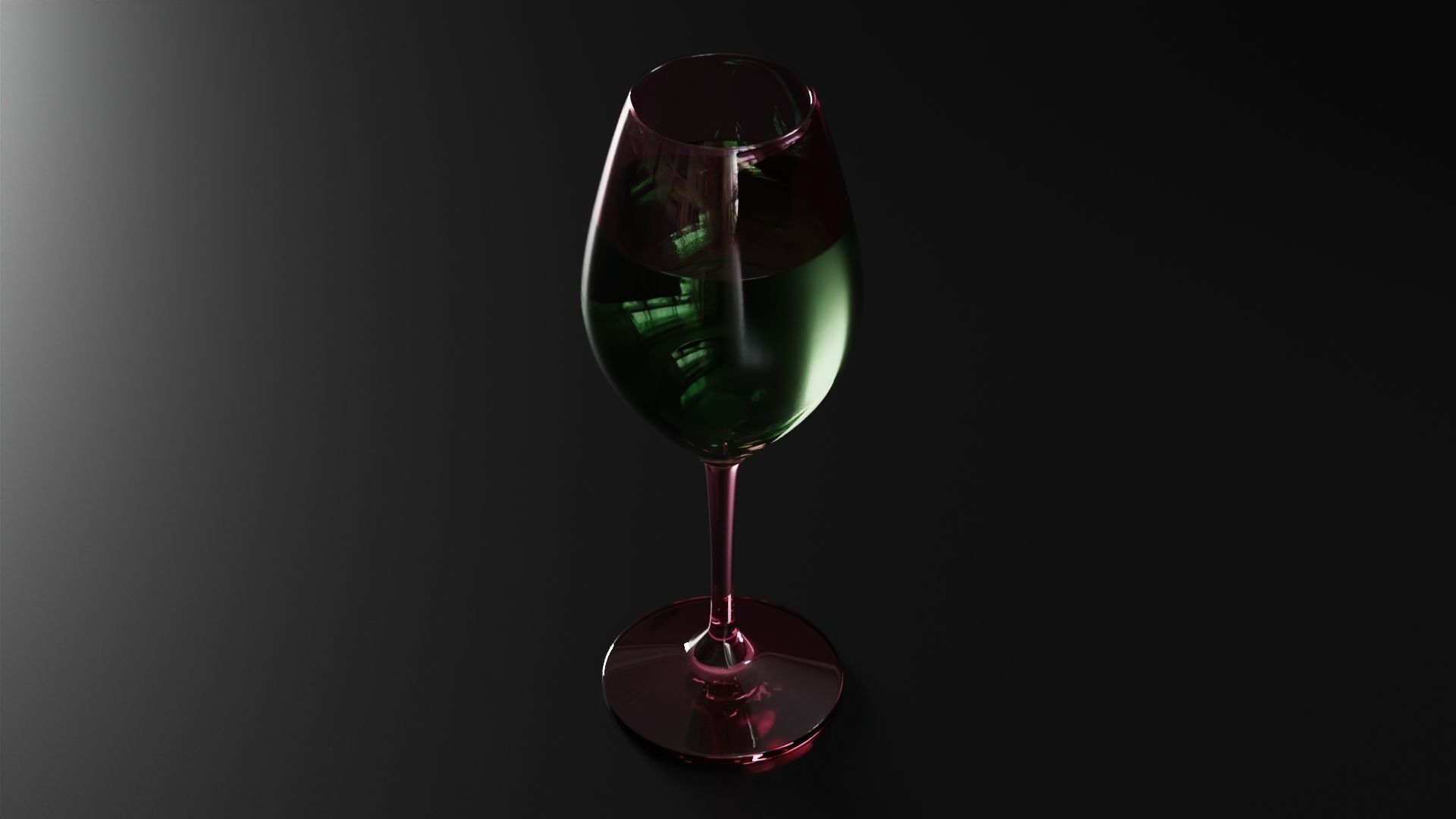 Champagne glass 2 3D model_11