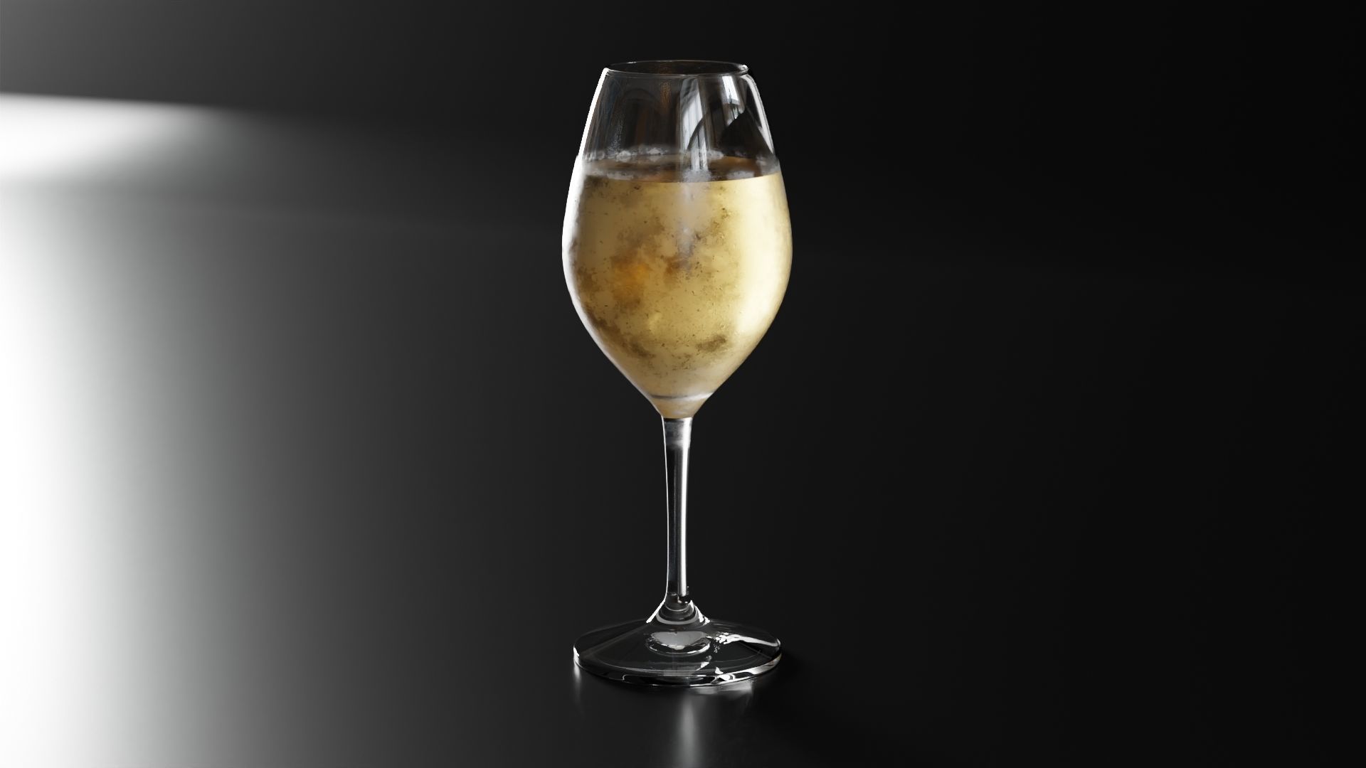 Champagne glass 2 3D model_18