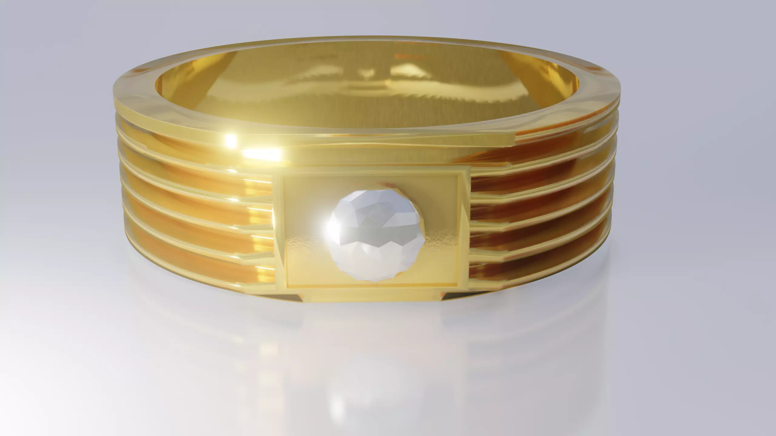 Golden Ring Free 3D model