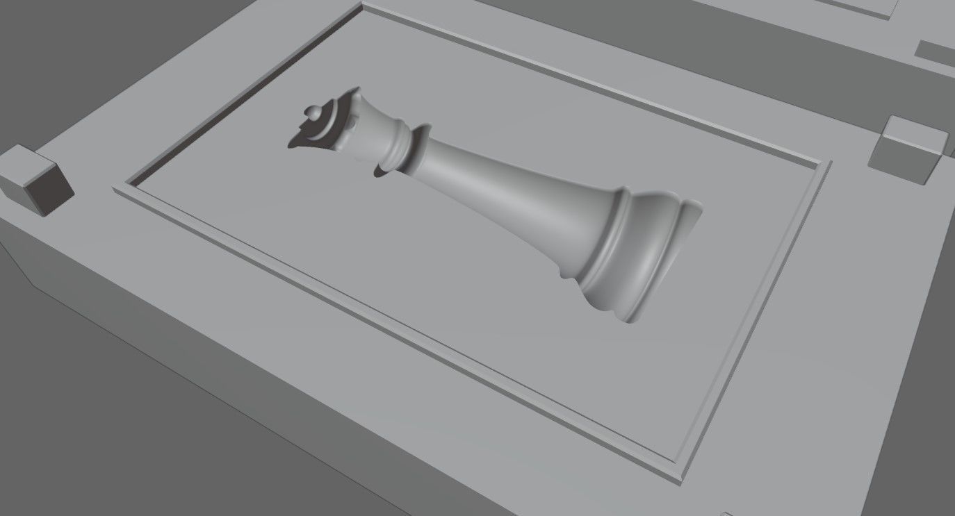Mold for Queen - Chess Game - Form - Xadrez Molde Forma 3D print model_11