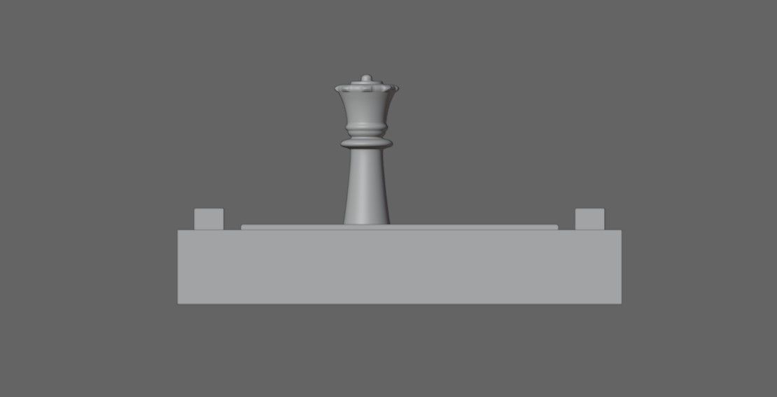 Mold for Queen - Chess Game - Form - Xadrez Molde Forma 3D print model_13