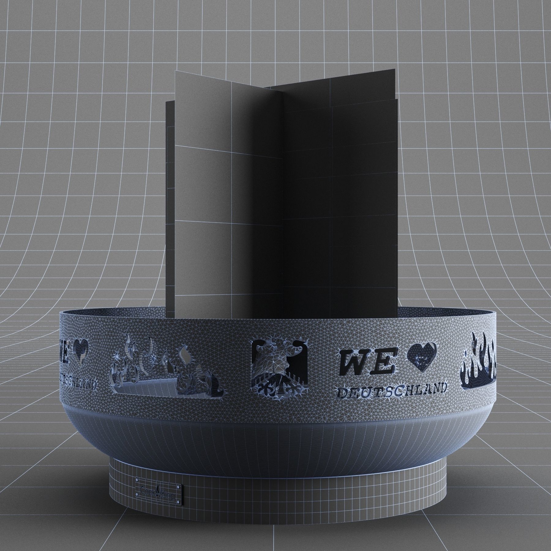 Fire Bowl 05 BREMA 3D model_2