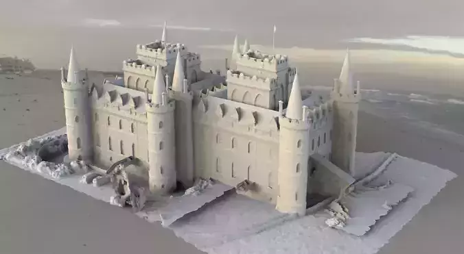 Tudor Castle 3D model