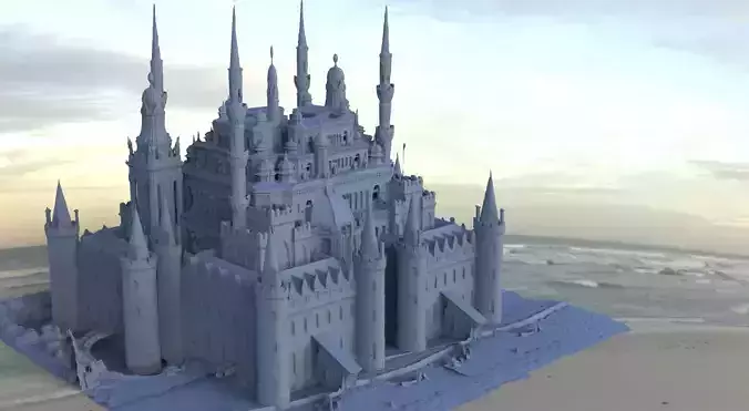 Castle Fantasy version 3D model