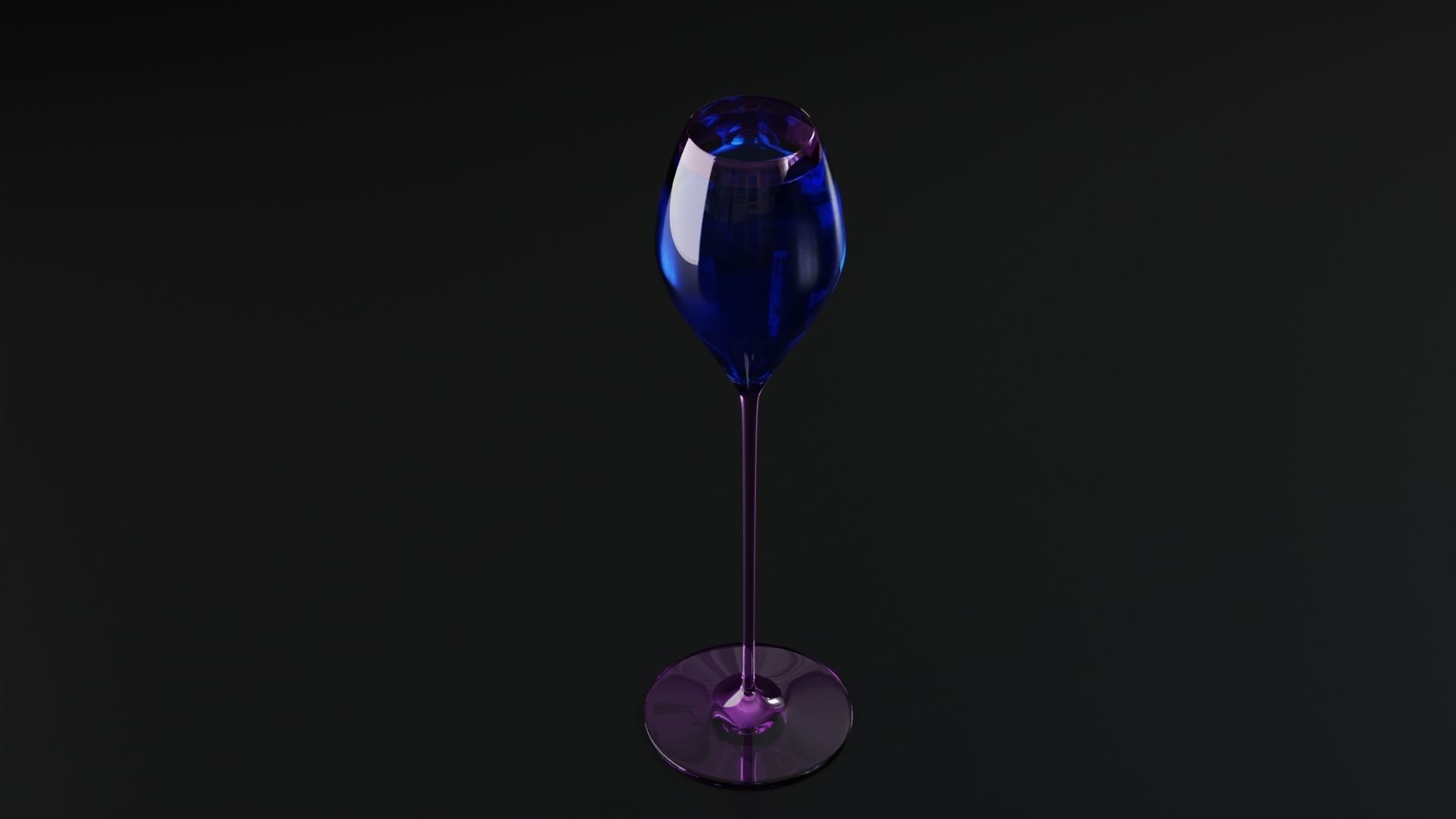 Champagne glass 3 3D model_10
