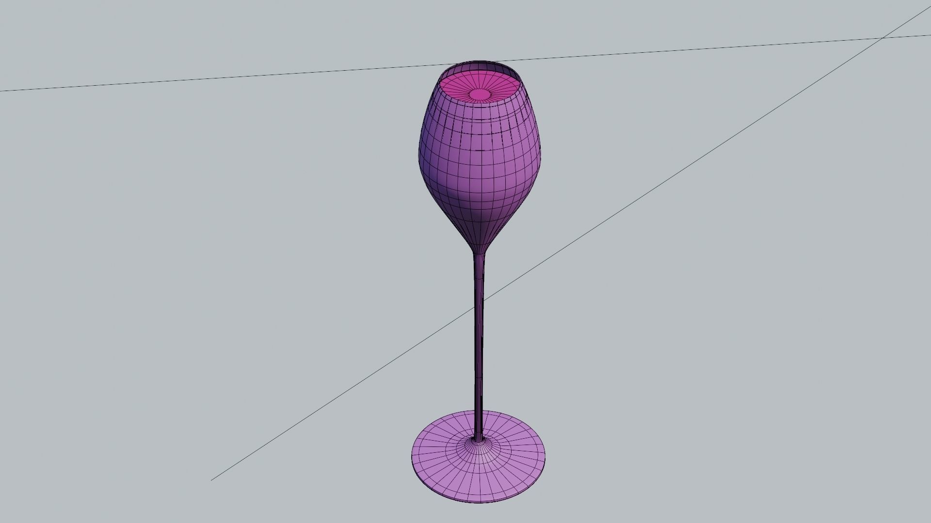 Champagne glass 3 3D model_20