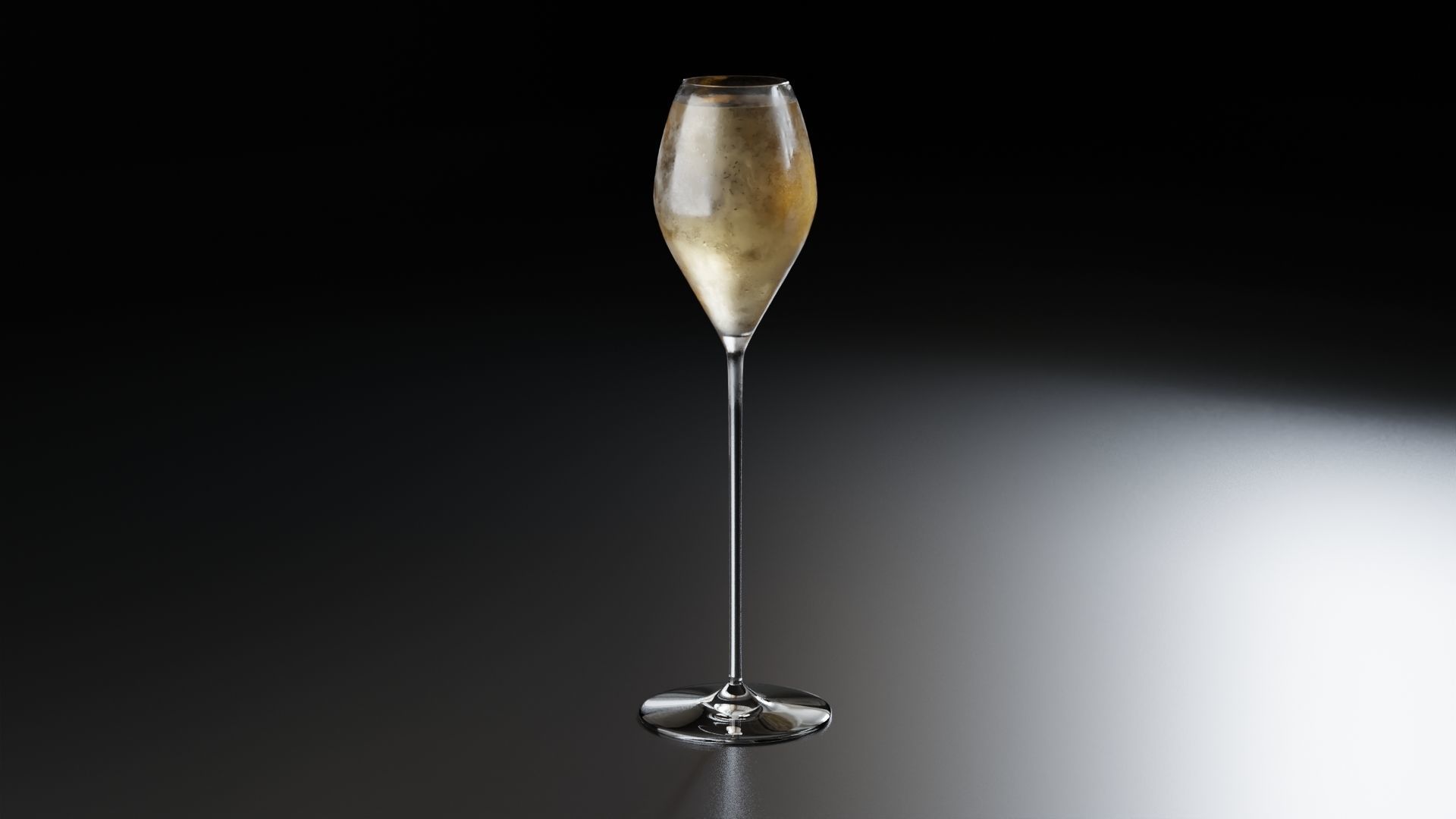 Champagne glass 3 3D model_14