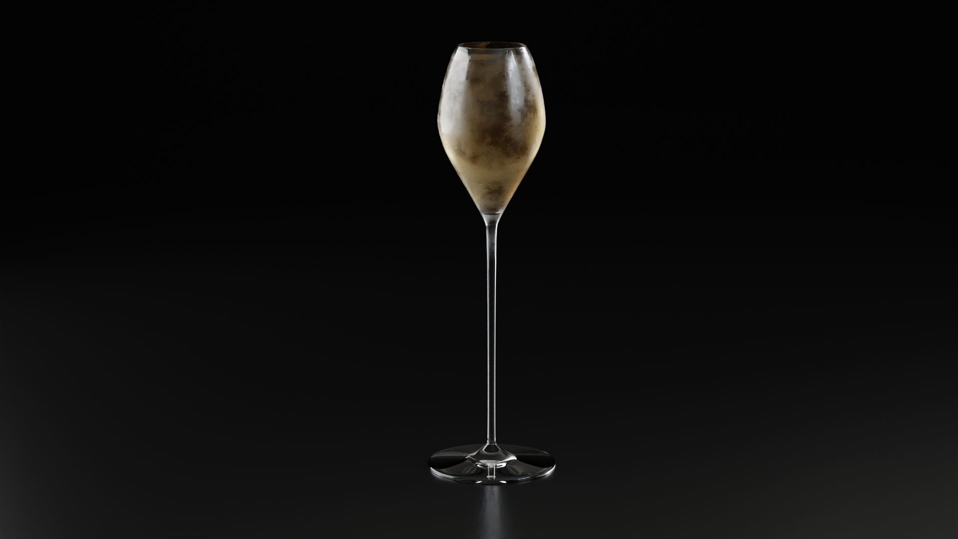 Champagne glass 3 3D model_16