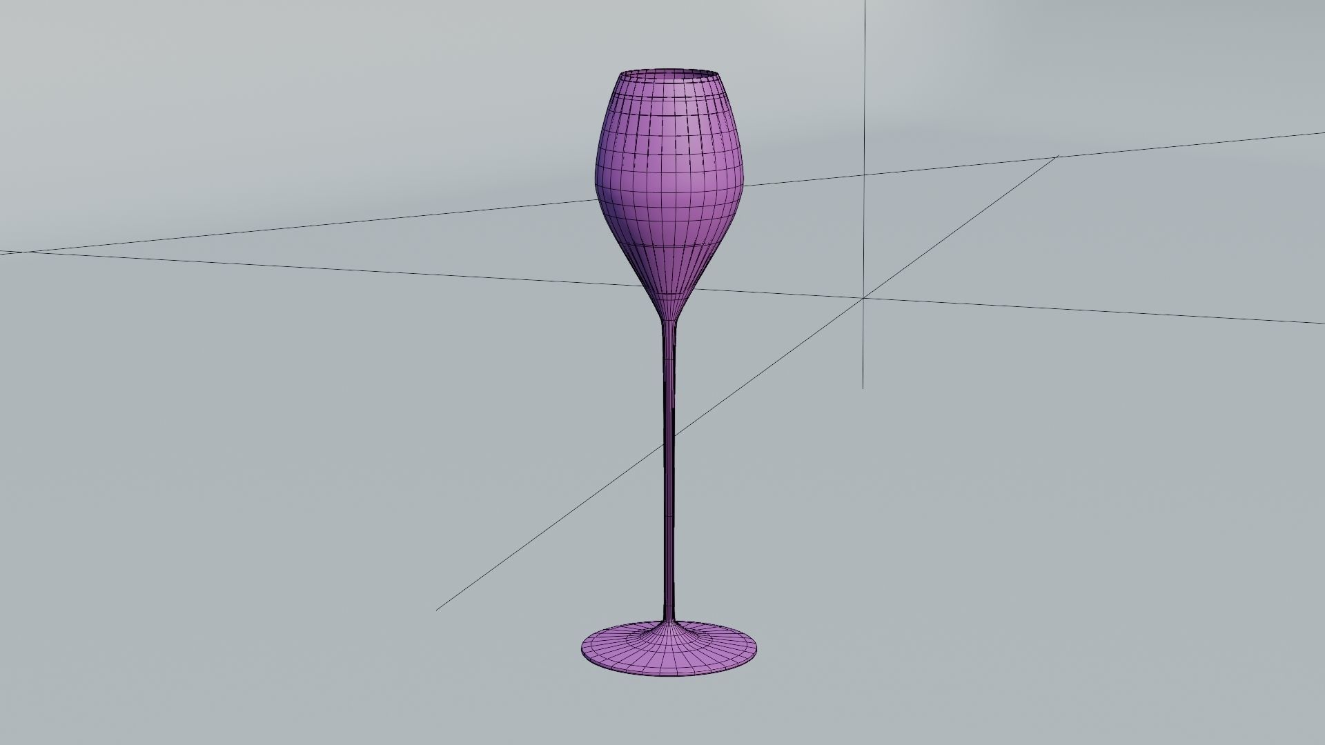 Champagne glass 3 3D model_22