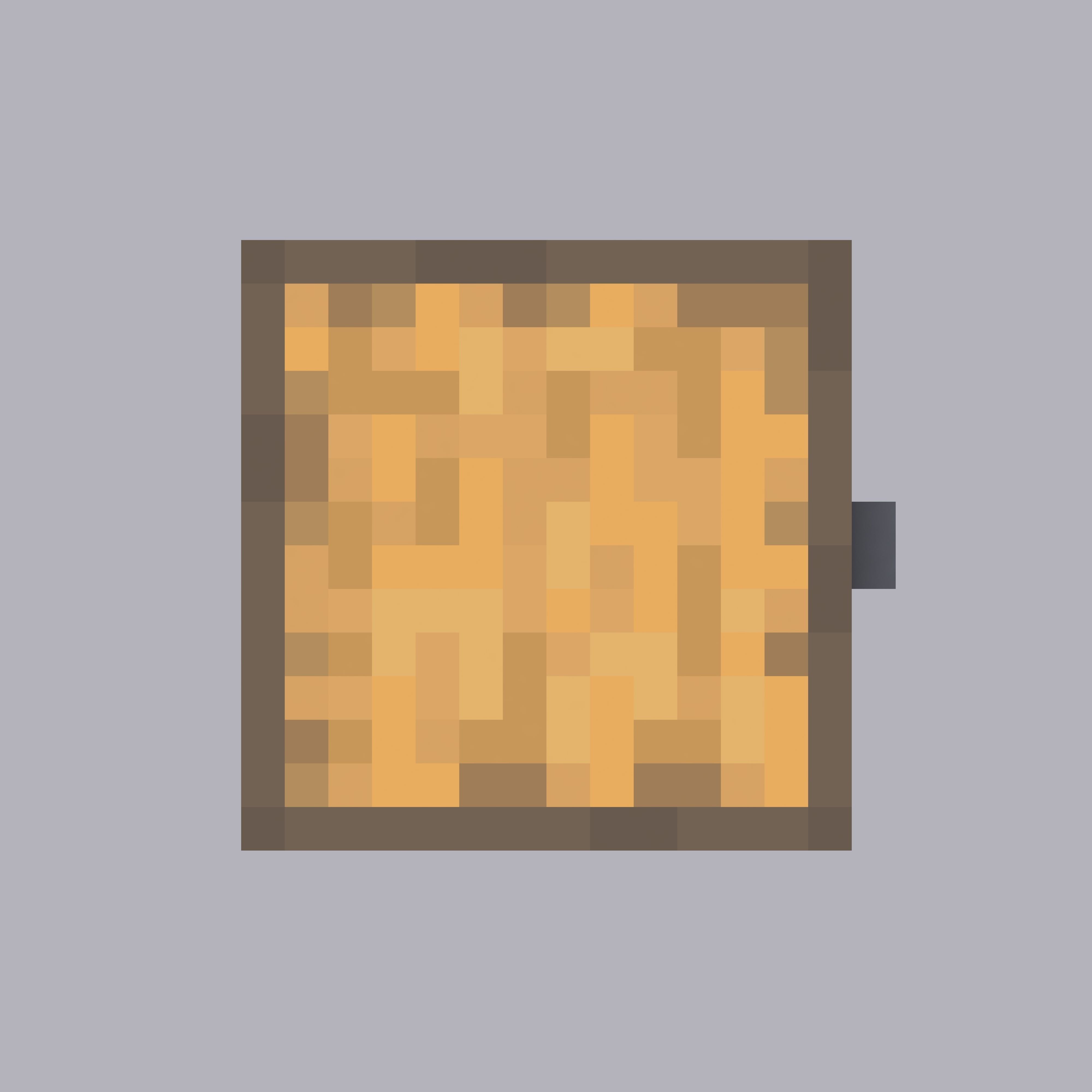 Minecraft Chest 3D Model Low-poly 3D model_4