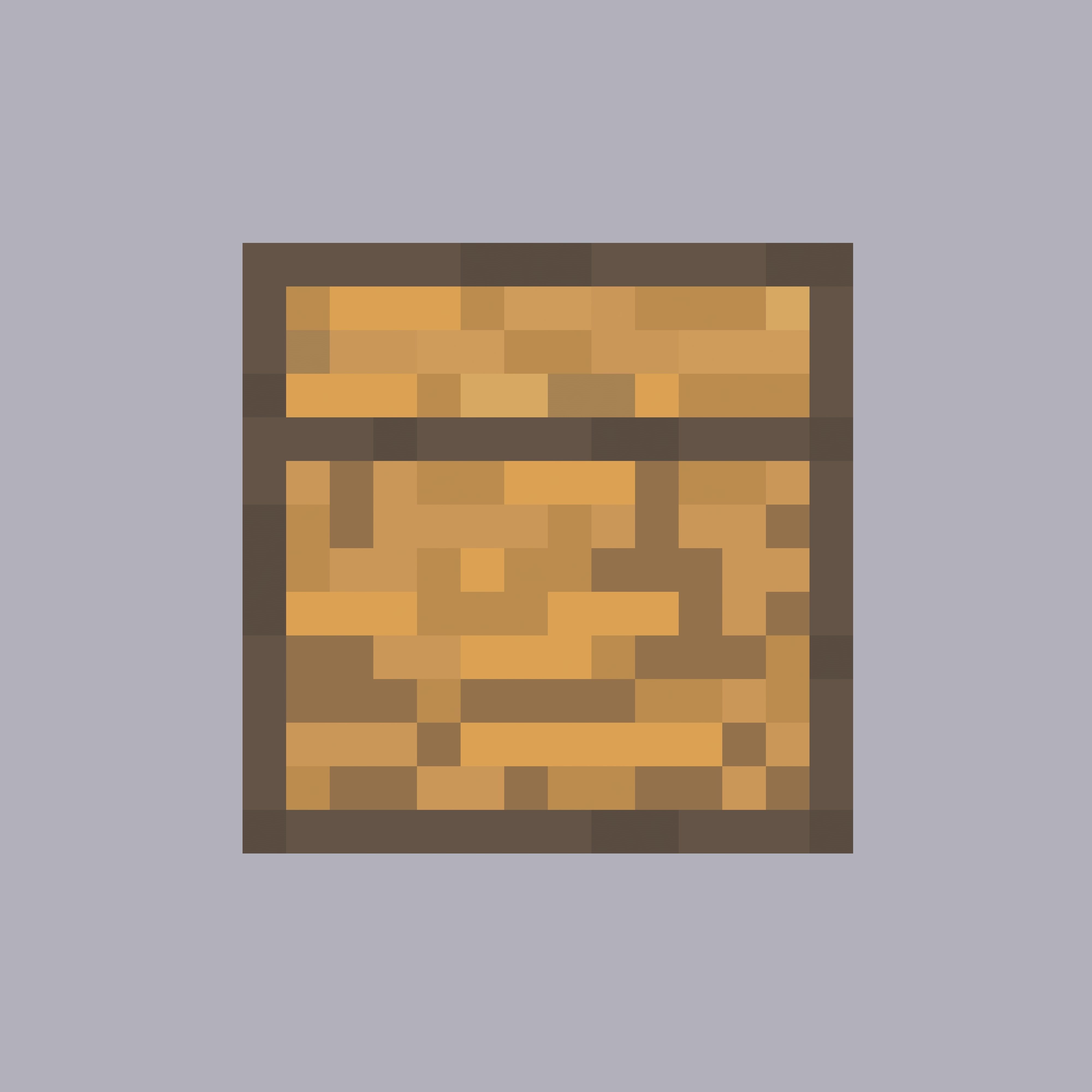 Minecraft Chest 3D Model Low-poly 3D model_3