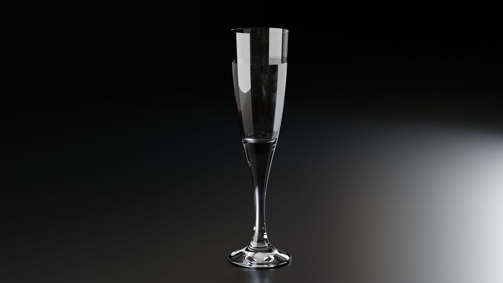 Champagne glass 4 3D model_20