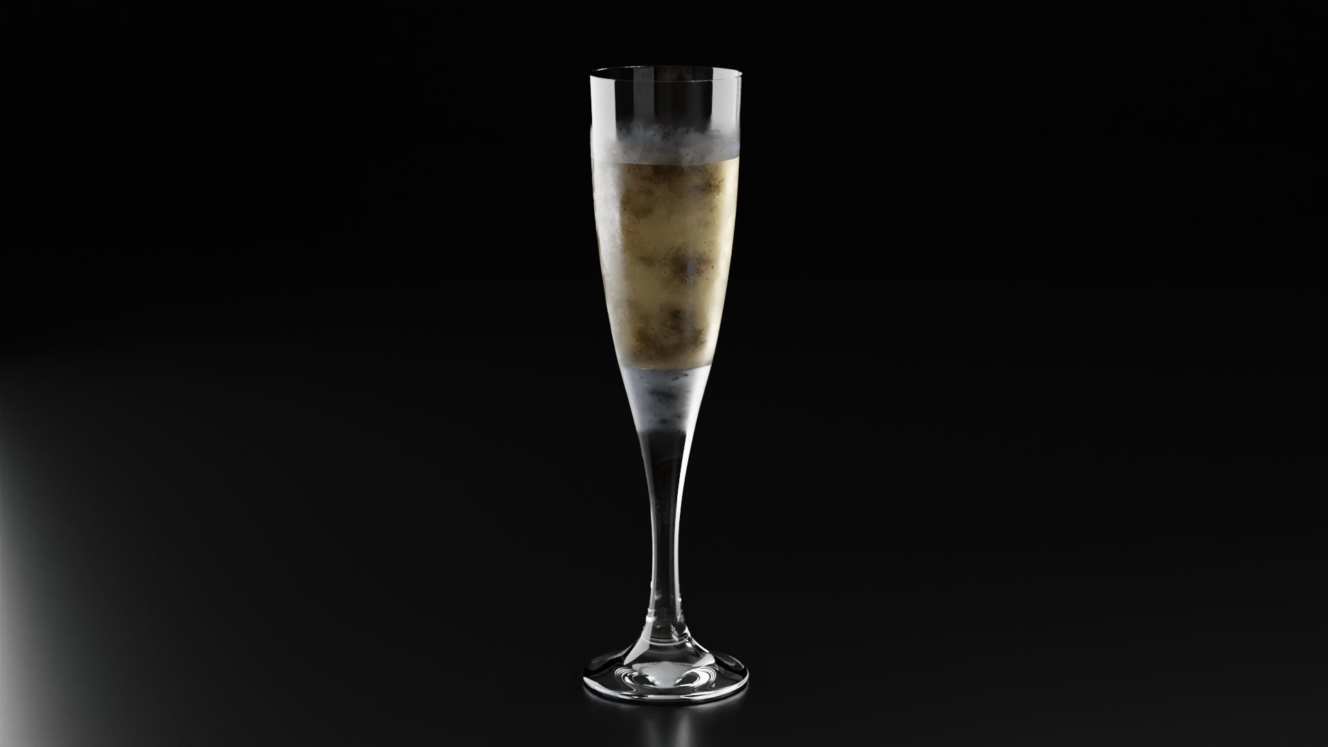 Champagne glass 4 3D model_15