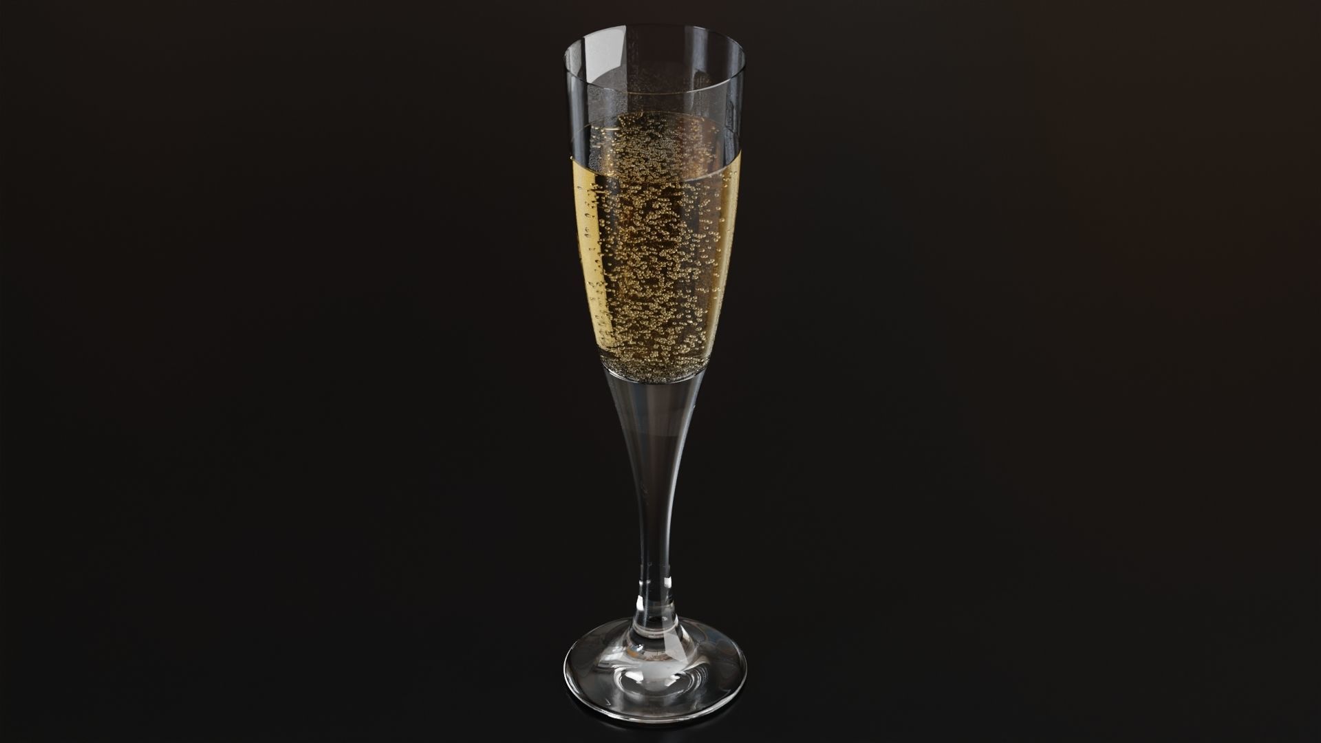 Champagne glass 4 3D model_6
