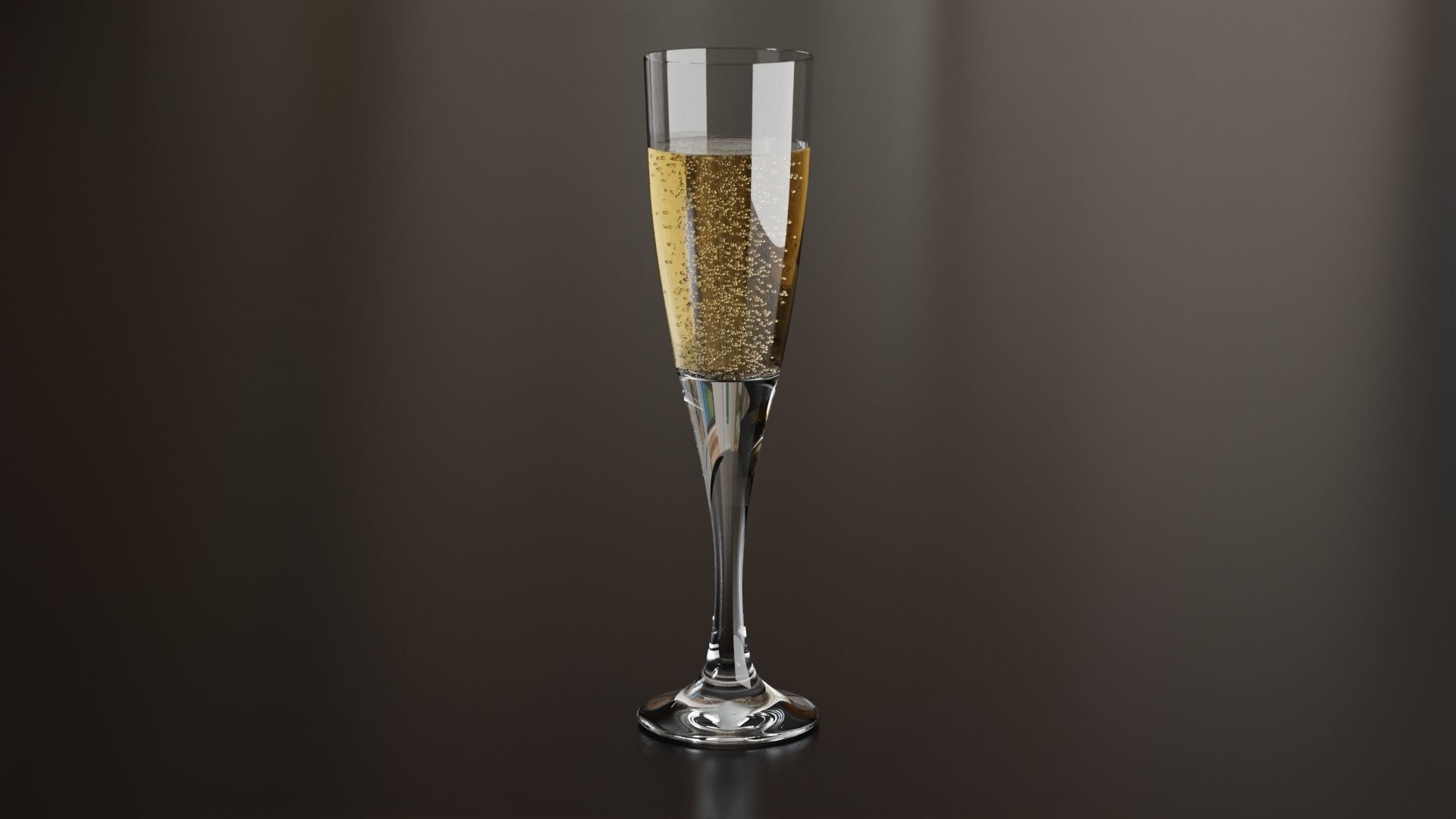 Champagne glass 4 3D model_5