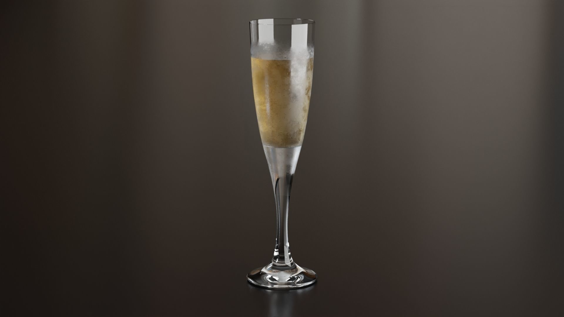 Champagne glass 4 3D model_17