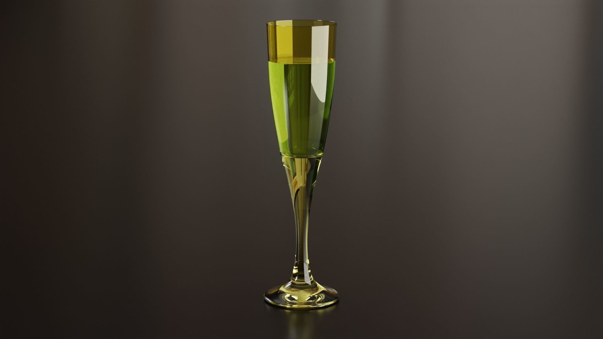Champagne glass 4 3D model_9