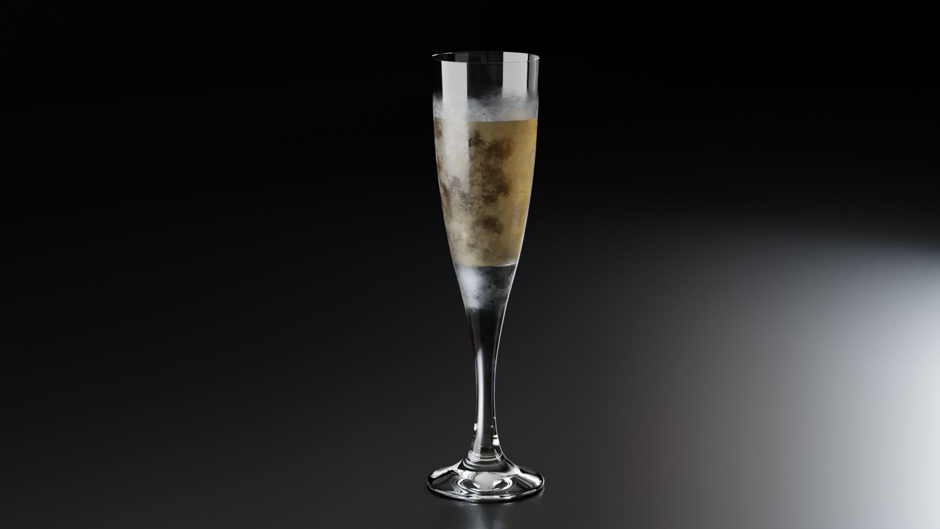 Champagne glass 4 3D model_16