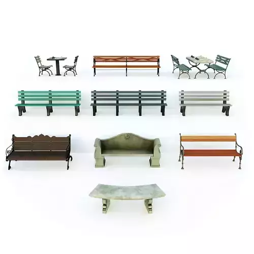 Park benches Collection