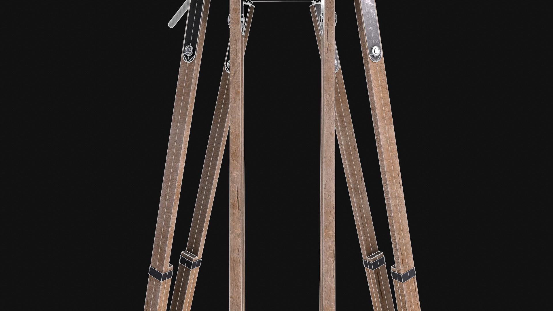 Classic Movie Camera 3D model_15