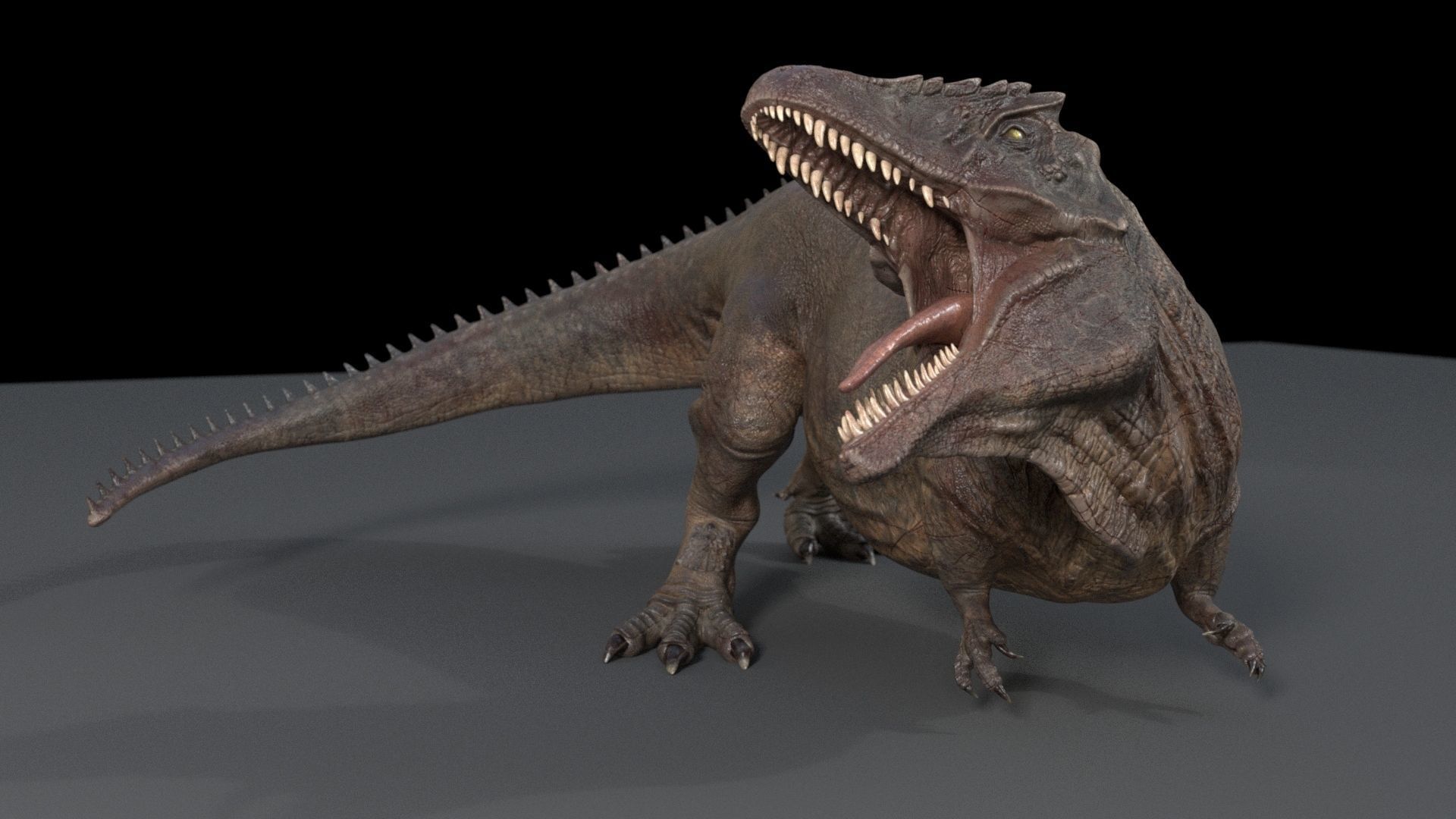 Dinosaur Hybrid Giganotosaurus PBR UE - Unity Low-poly 3D model_8