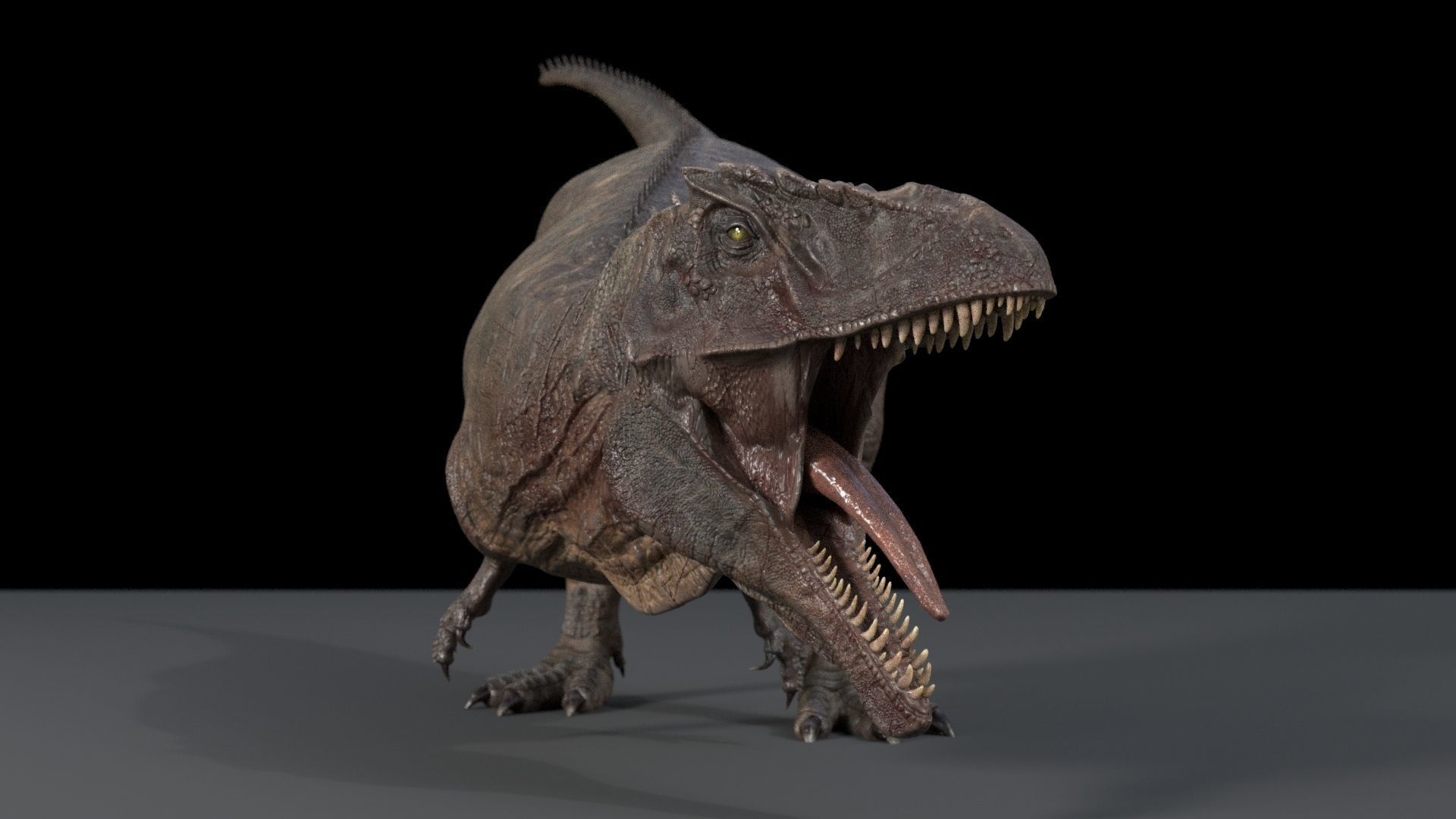 Dinosaur Hybrid Giganotosaurus PBR UE - Unity Low-poly 3D model_11