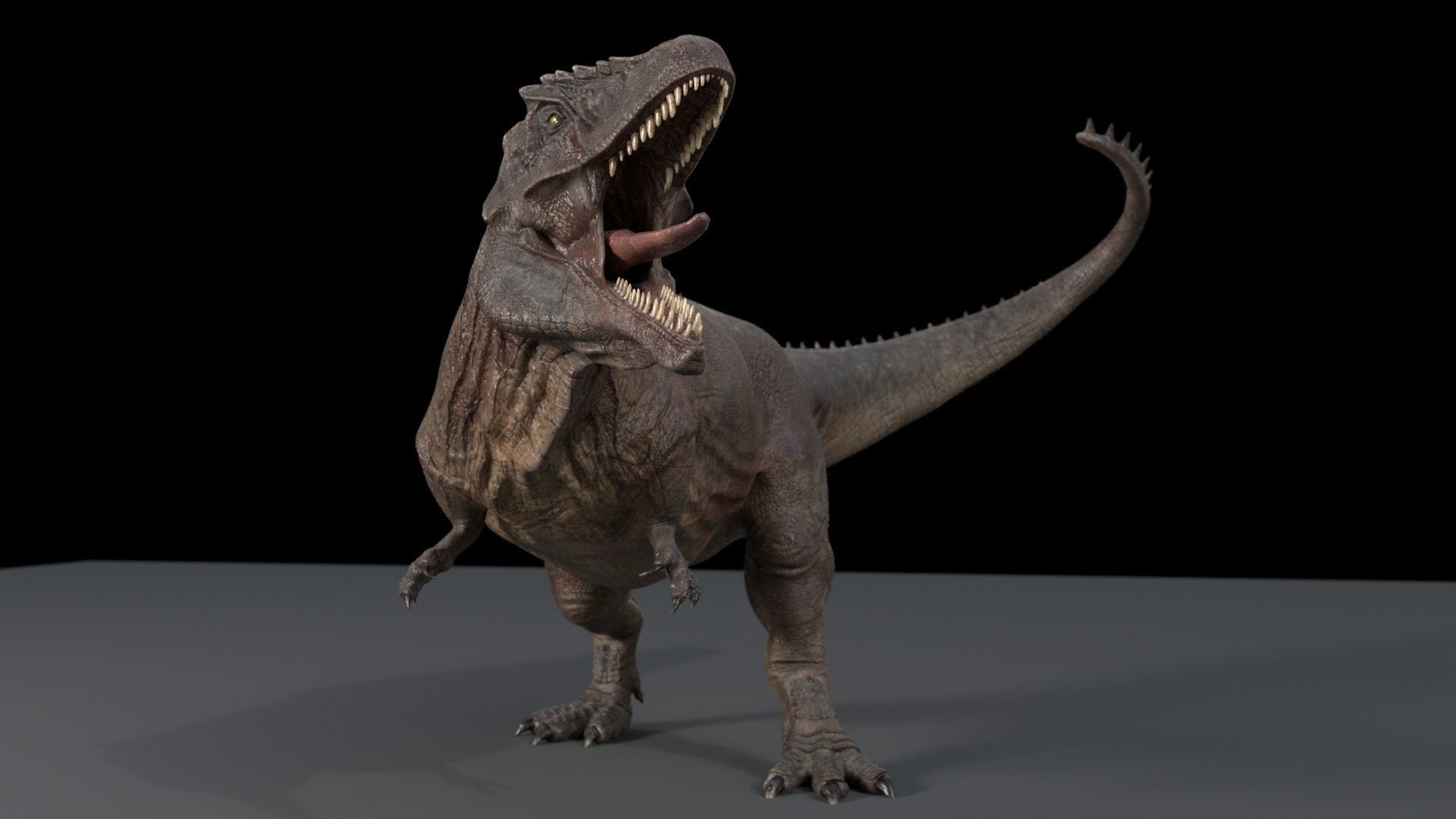 Dinosaur Hybrid Giganotosaurus PBR UE - Unity Low-poly 3D model_5