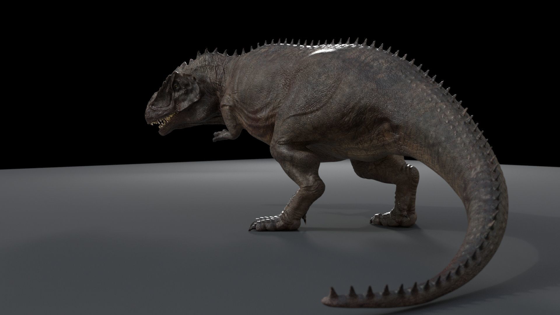 Dinosaur Hybrid Giganotosaurus PBR UE - Unity Low-poly 3D model_13
