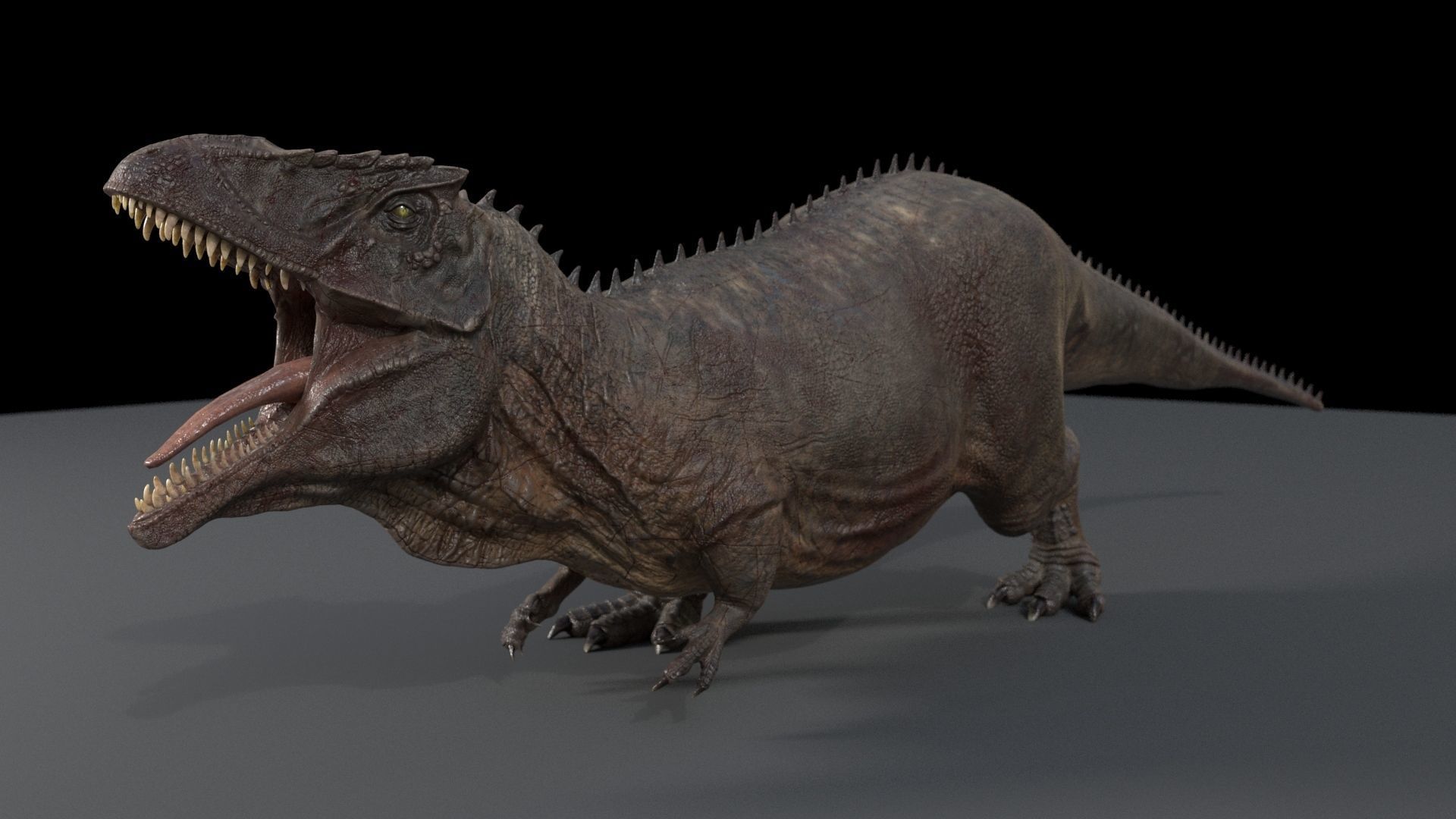 Dinosaur Hybrid Giganotosaurus PBR UE - Unity Low-poly 3D model_6