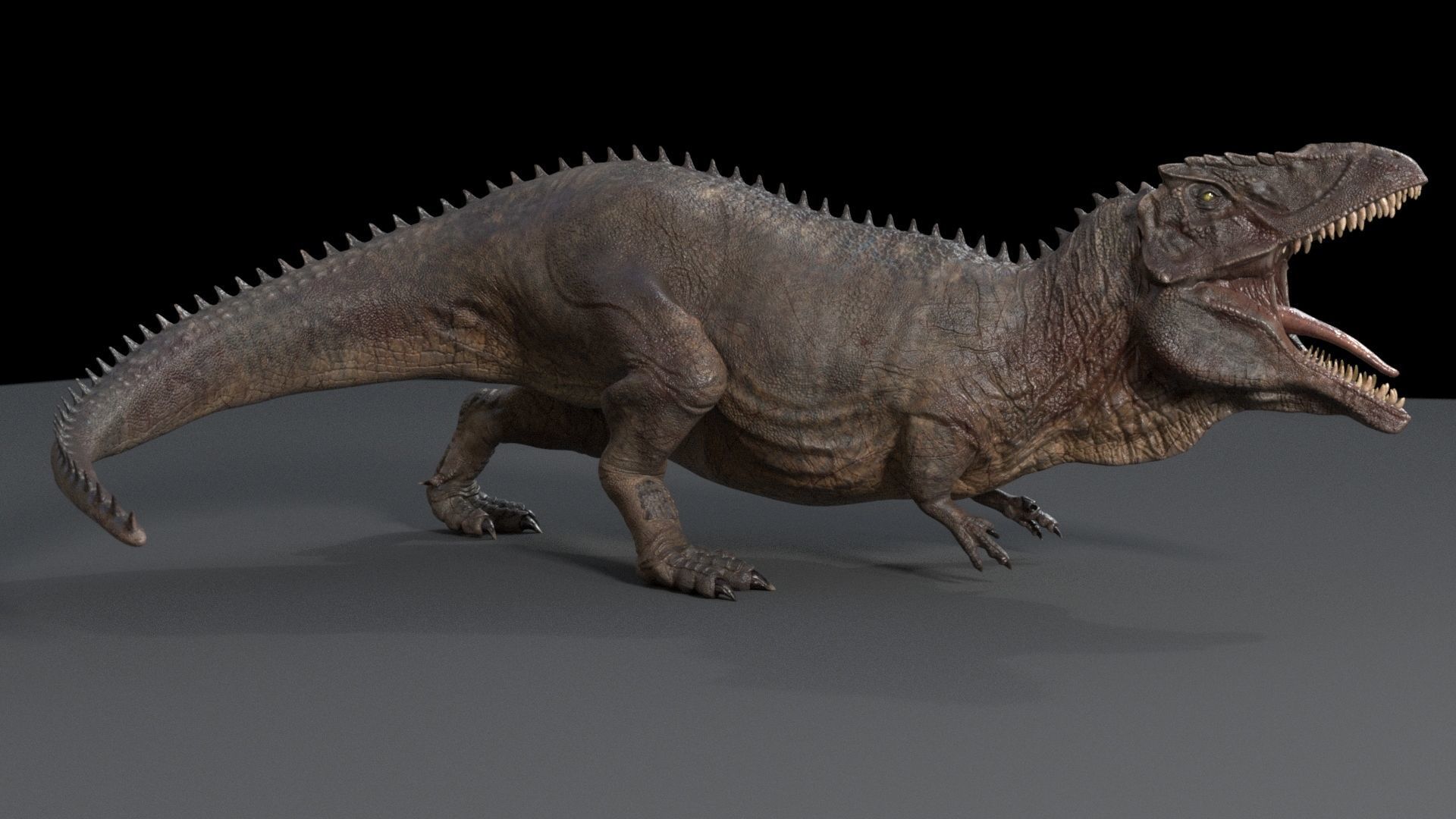 Dinosaur Hybrid Giganotosaurus PBR UE - Unity Low-poly 3D model_7