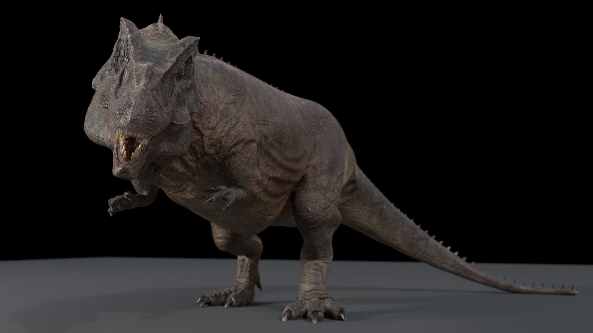 Dinosaur Hybrid Giganotosaurus PBR UE - Unity Low-poly 3D model_18