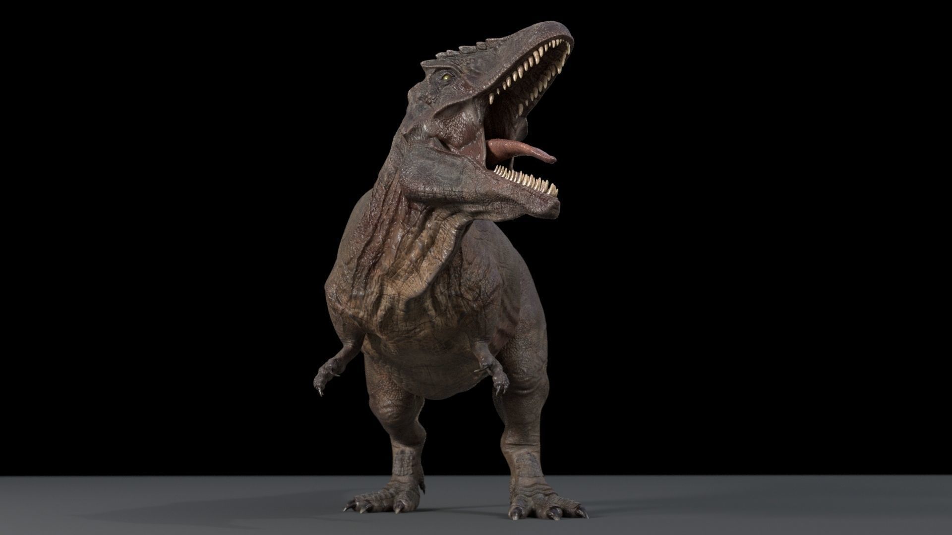 Dinosaur Hybrid Giganotosaurus PBR UE - Unity Low-poly 3D model_10