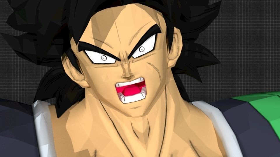 DBS Broly Rig for Maya 3D model_15