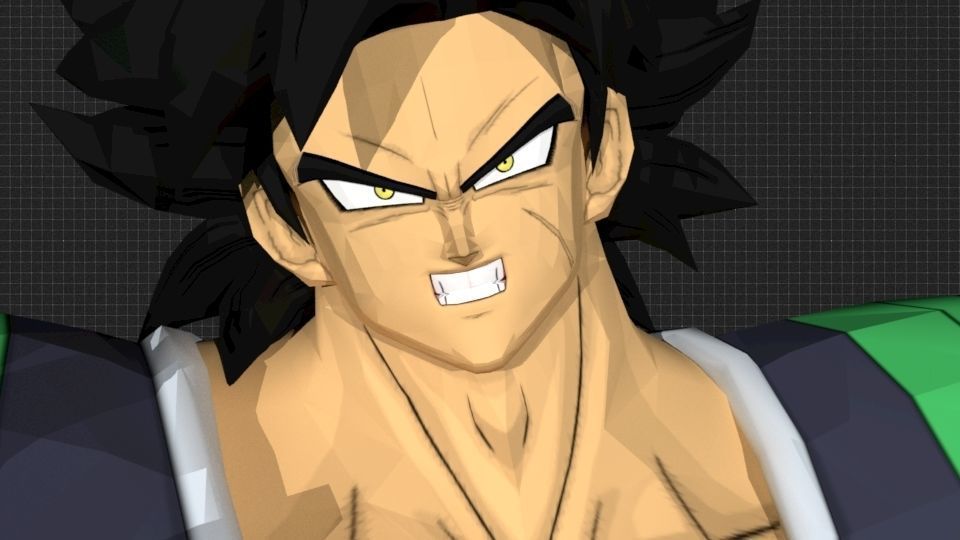 DBS Broly Rig for Maya 3D model_14