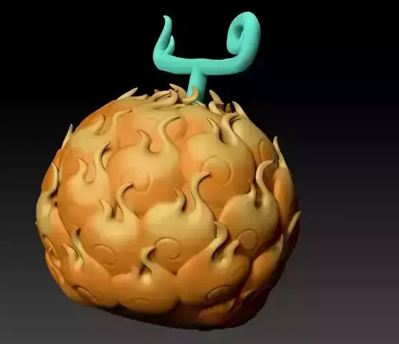 MERA MERA NO MI - ONE PIECE DEVIL FRUIT 3D print model
