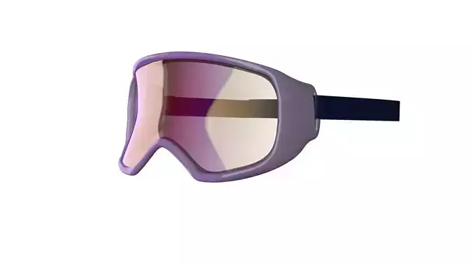 snowboard goggles 3D model