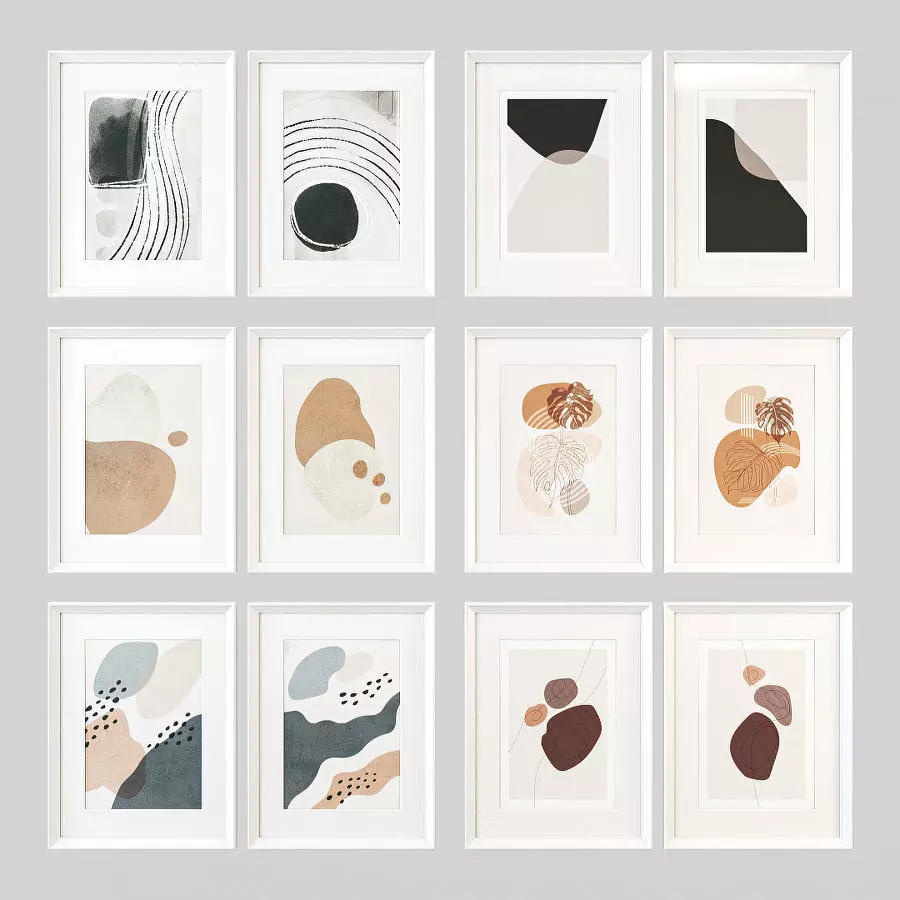 Gallery Wall 104 3D model_0