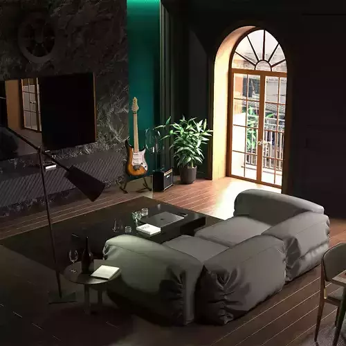 Paris 2021 Modern Living Room