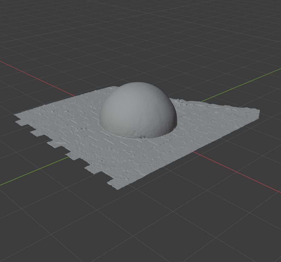 Concrete Ball 3D model_15