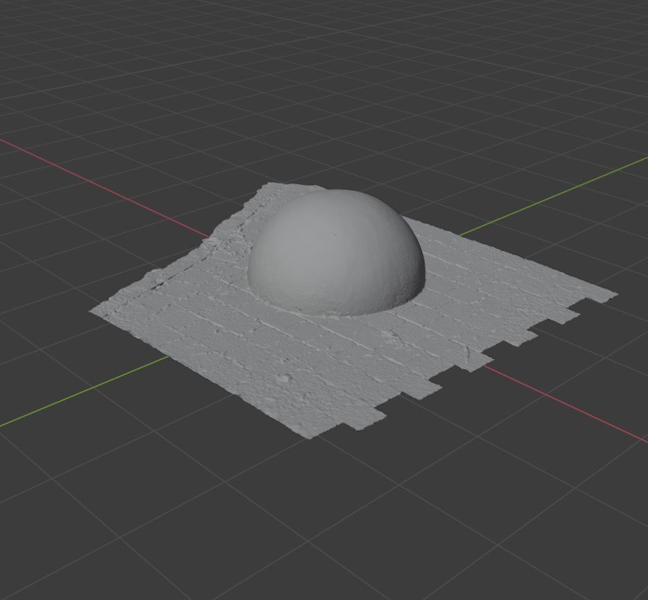 Concrete Ball 3D model_16
