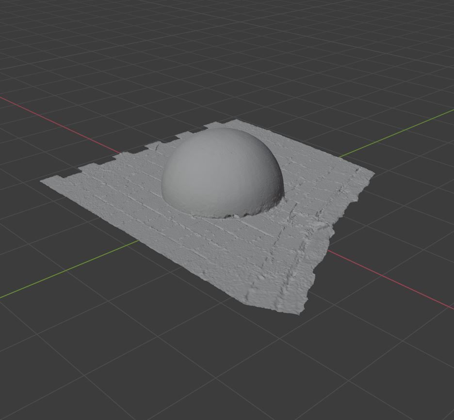 Concrete Ball 3D model_14