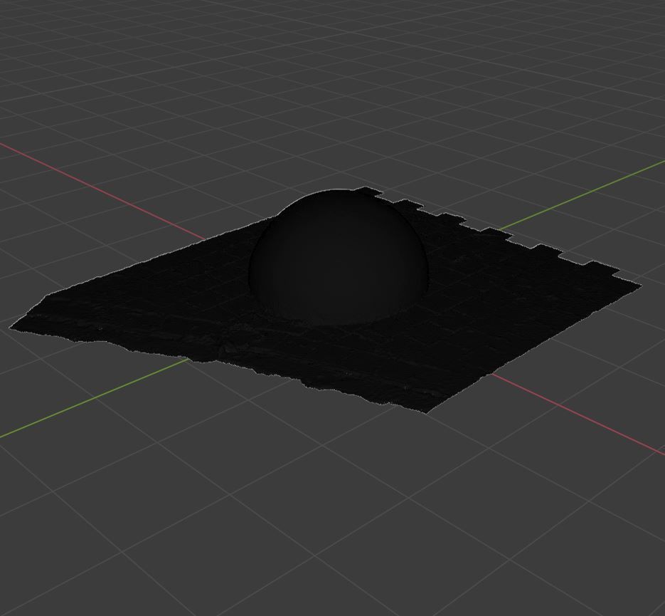 Concrete Ball 3D model_26