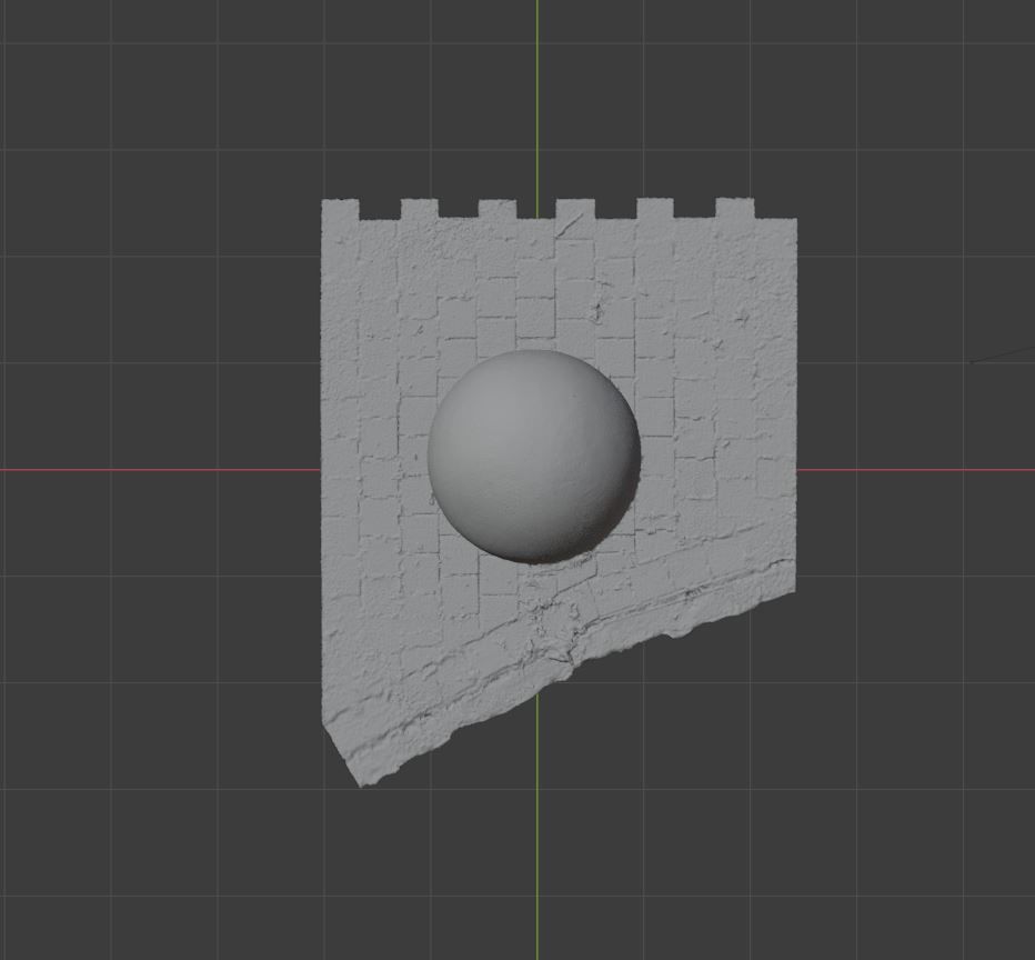 Concrete Ball 3D model_21