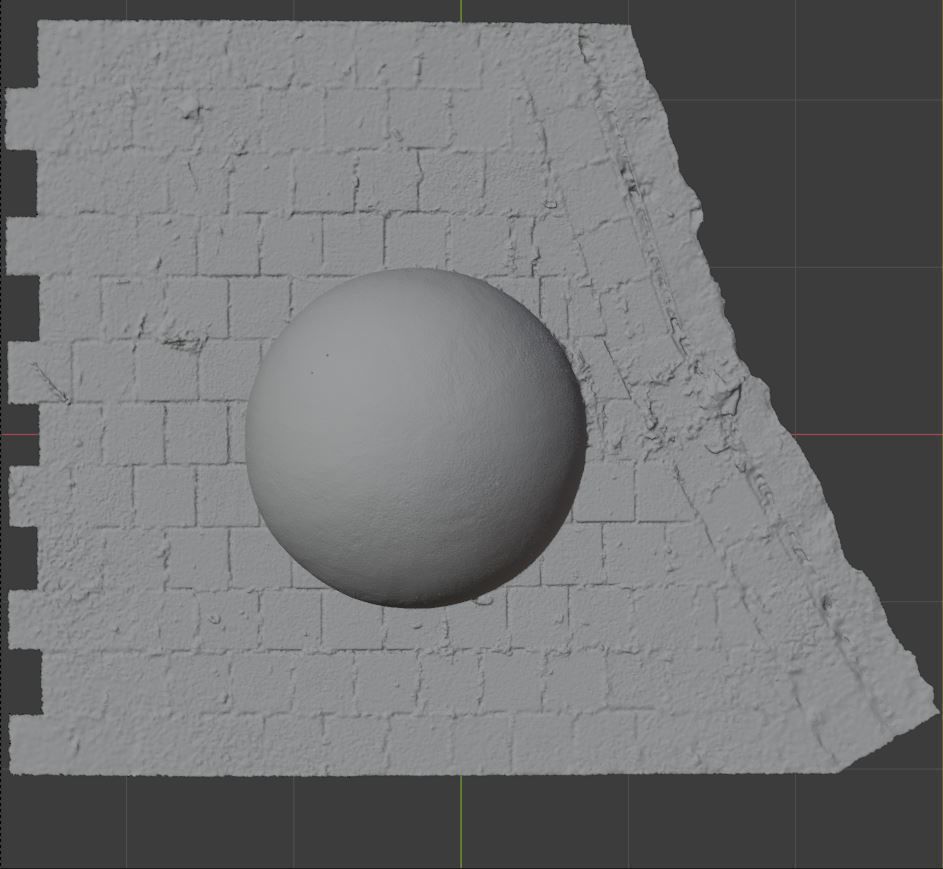 Concrete Ball 3D model_13