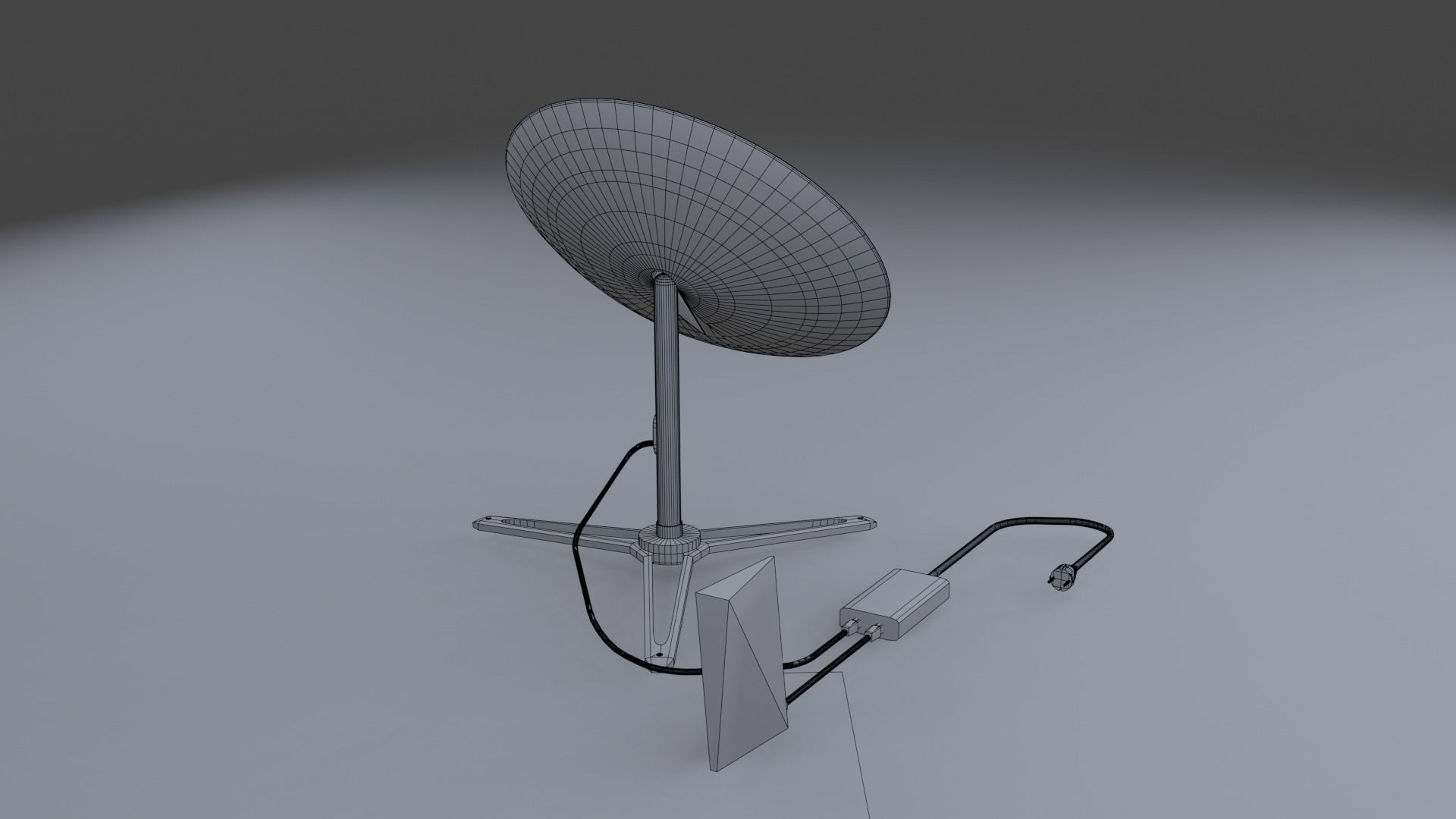 Starlink Kit Low-poly 3D model_6